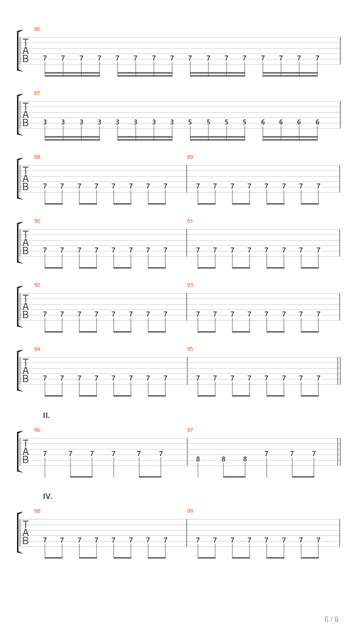 Ultima Thule吉他谱