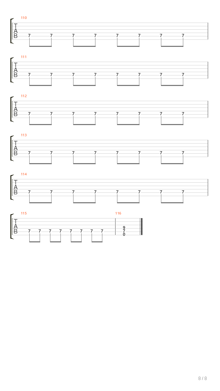 Ultima Thule吉他谱