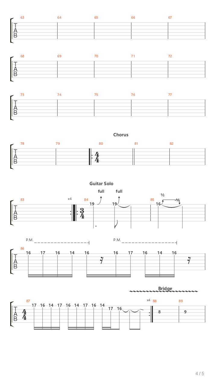 Through Different Eyes吉他谱