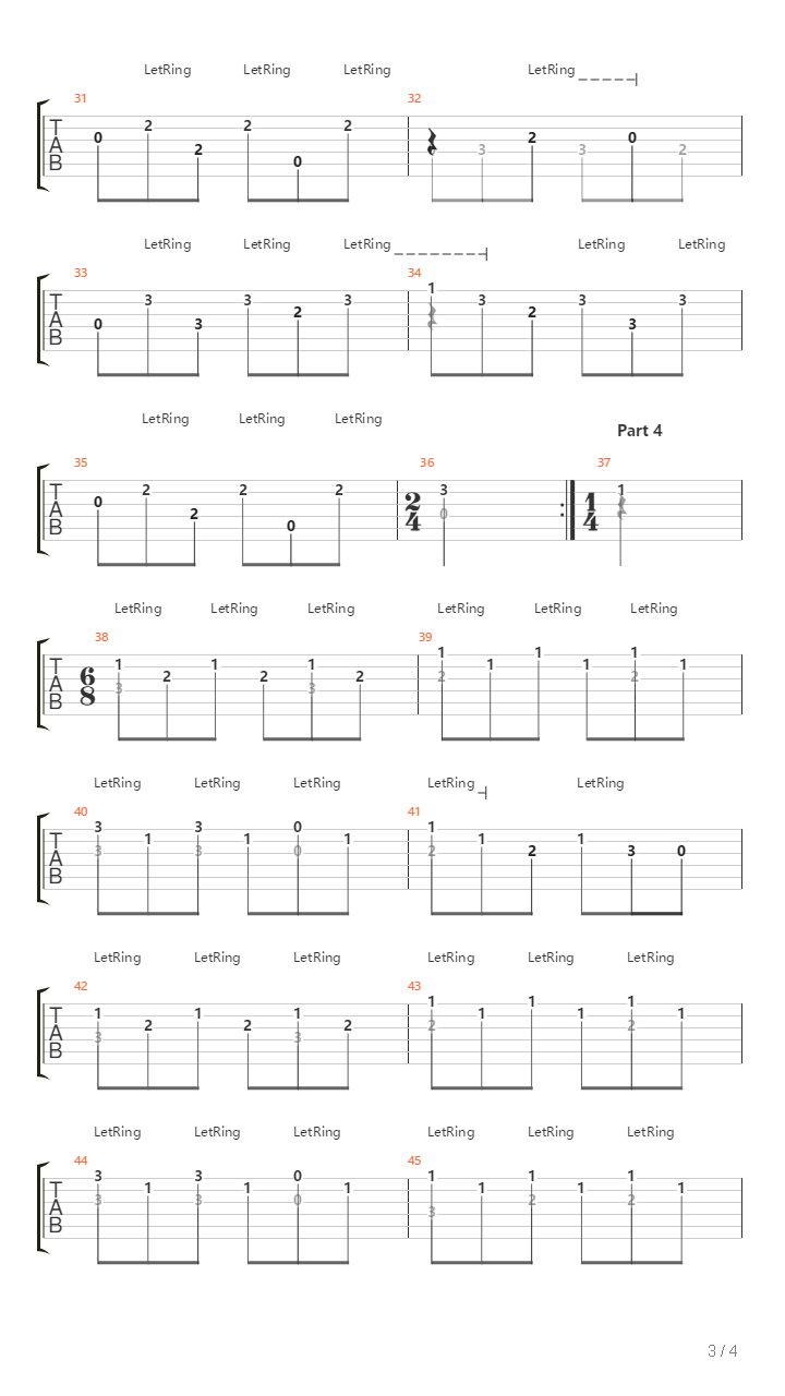 Opus 241 No 32 - Waltz In F吉他谱