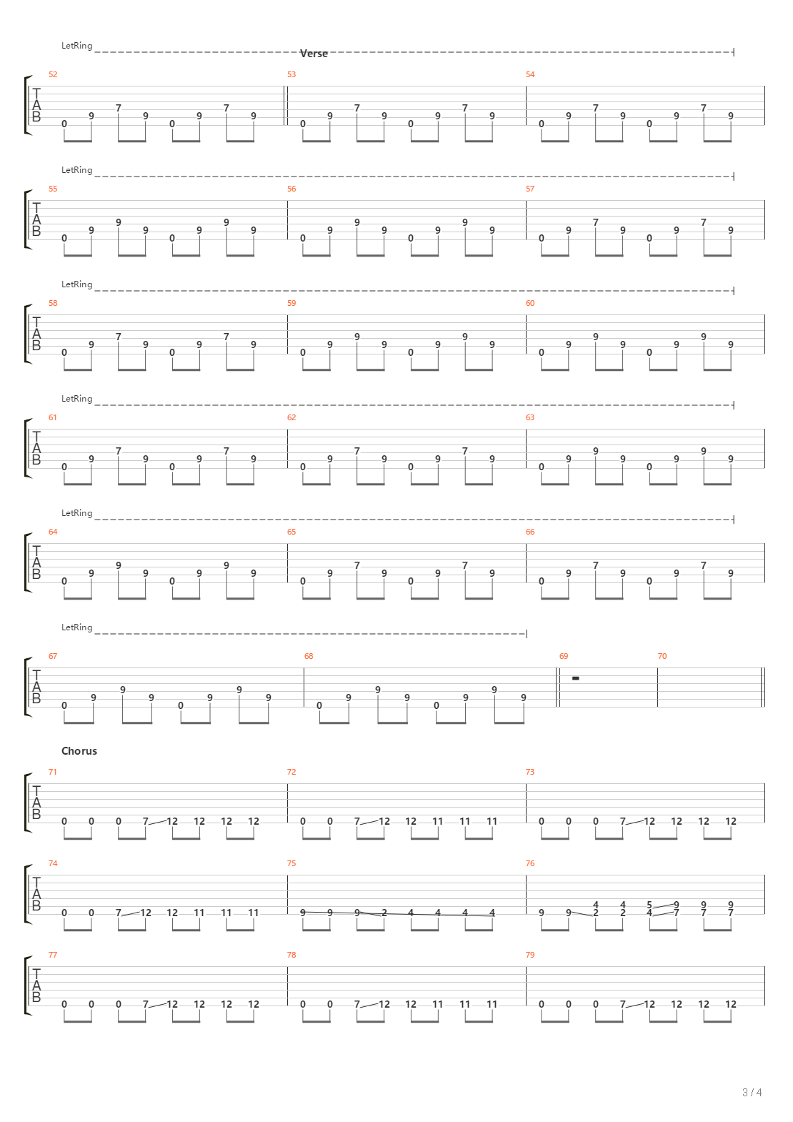 We Left Tracks Of Fire吉他谱