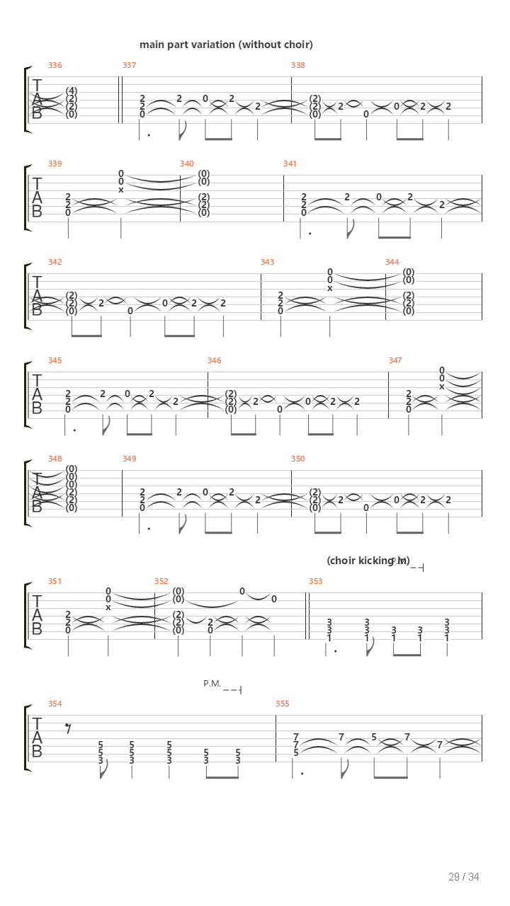 Fluch Des Seins吉他谱