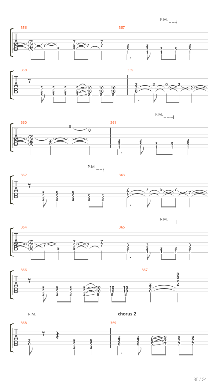 Fluch Des Seins吉他谱