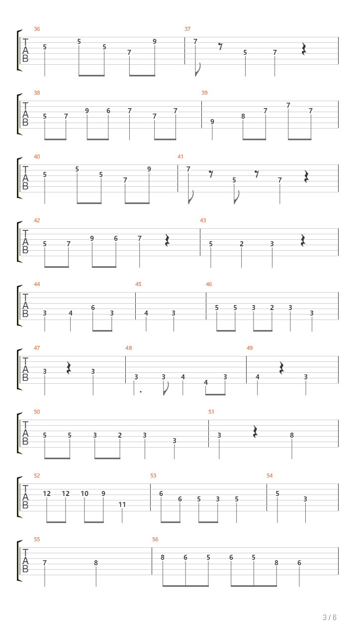 Prelude En Sol Diese Mineur吉他谱