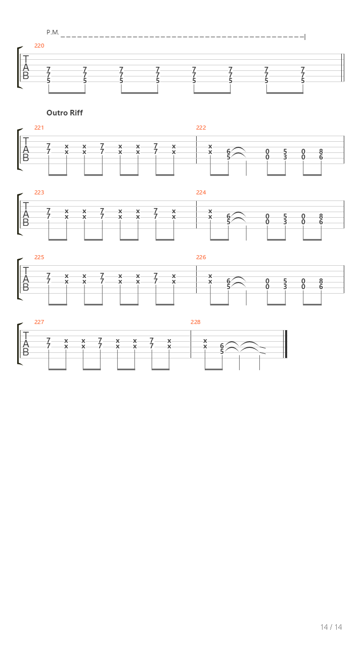 More吉他谱