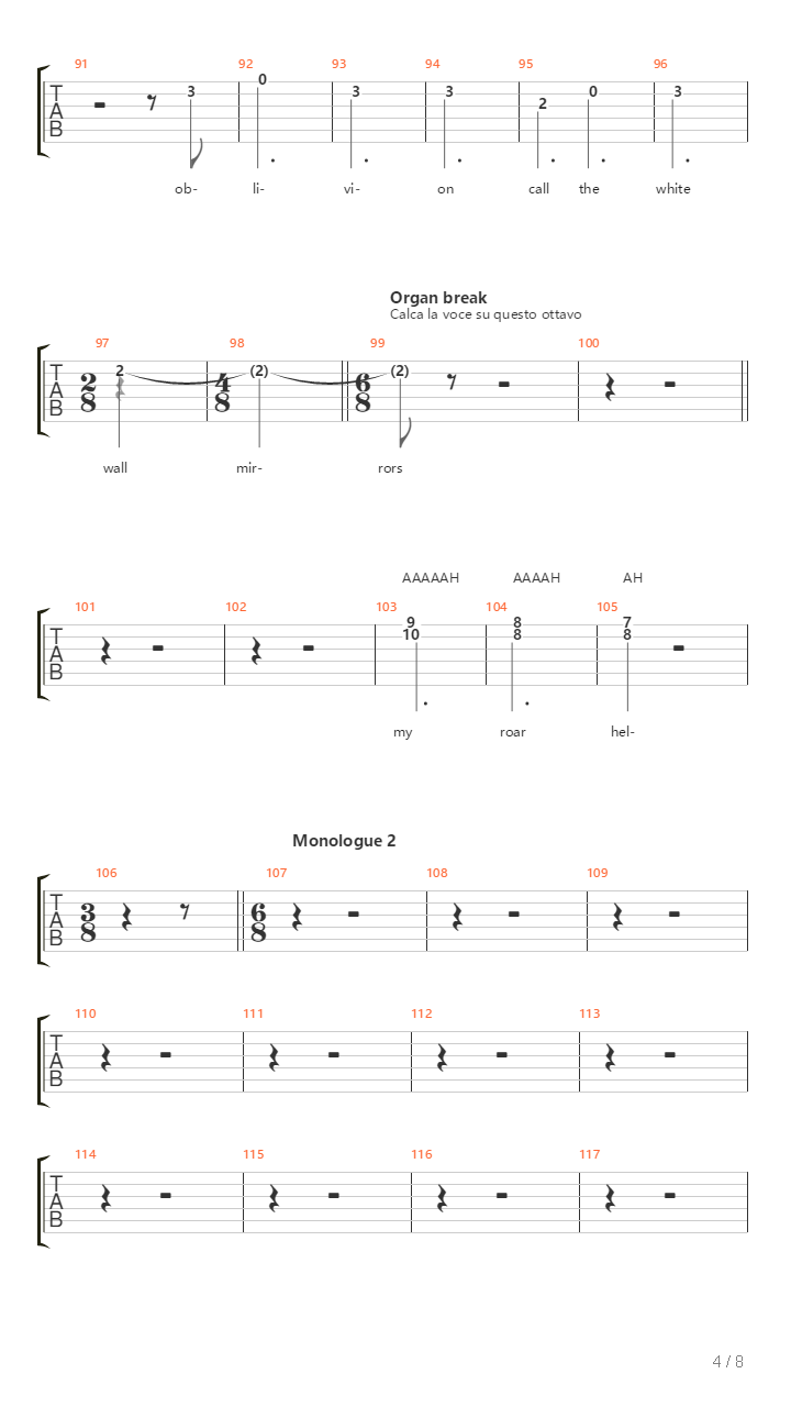 Declivio  Catarsi吉他谱