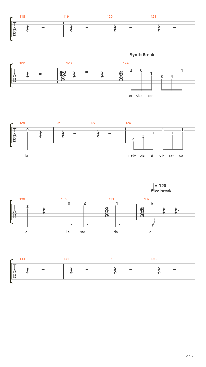 Declivio  Catarsi吉他谱