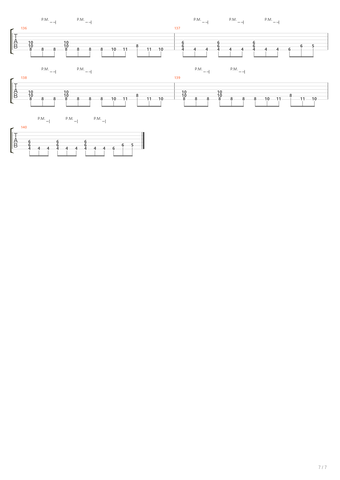 The Forest吉他谱
