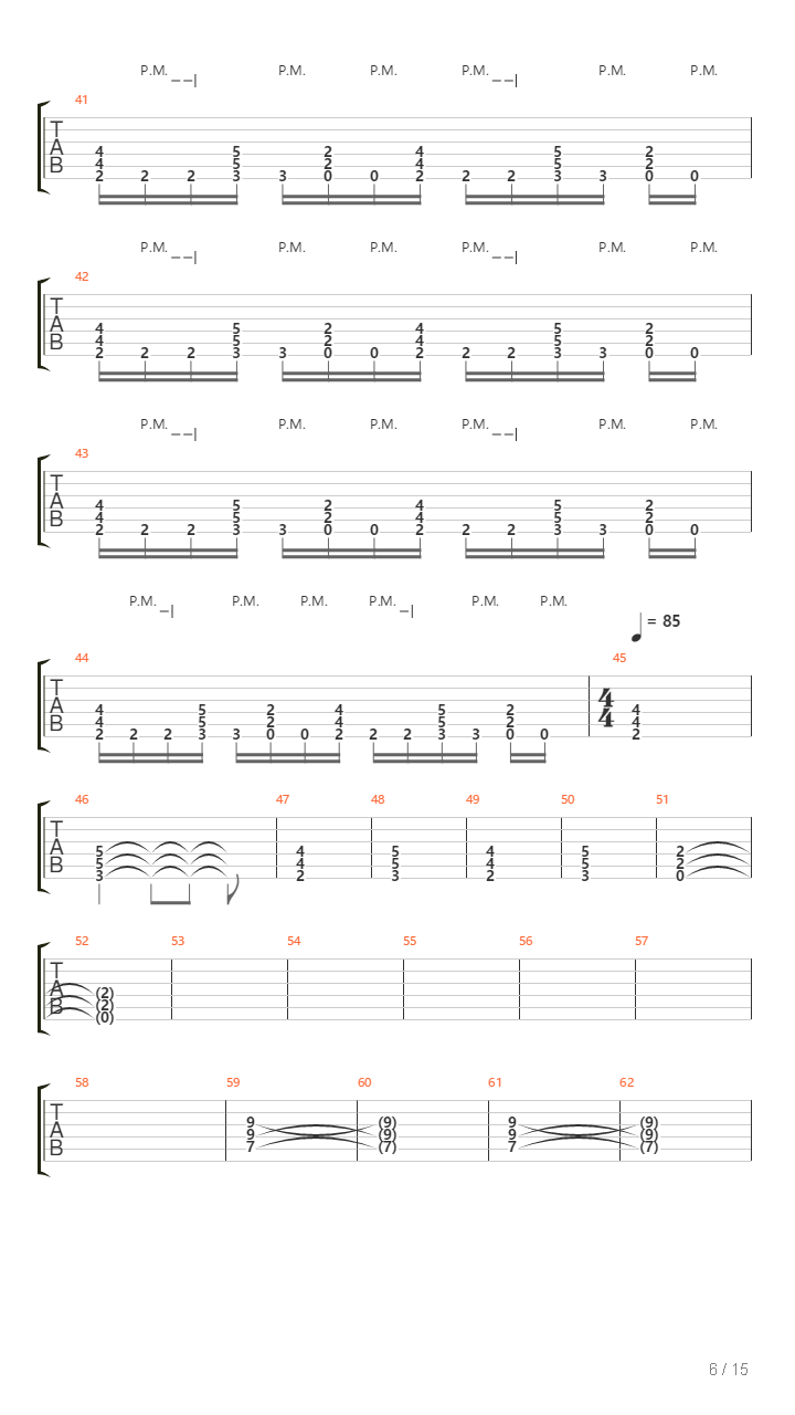 The Forest吉他谱