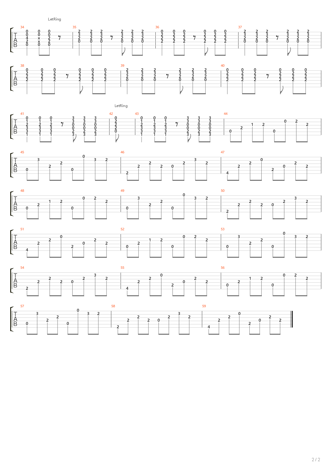 Aurora吉他谱