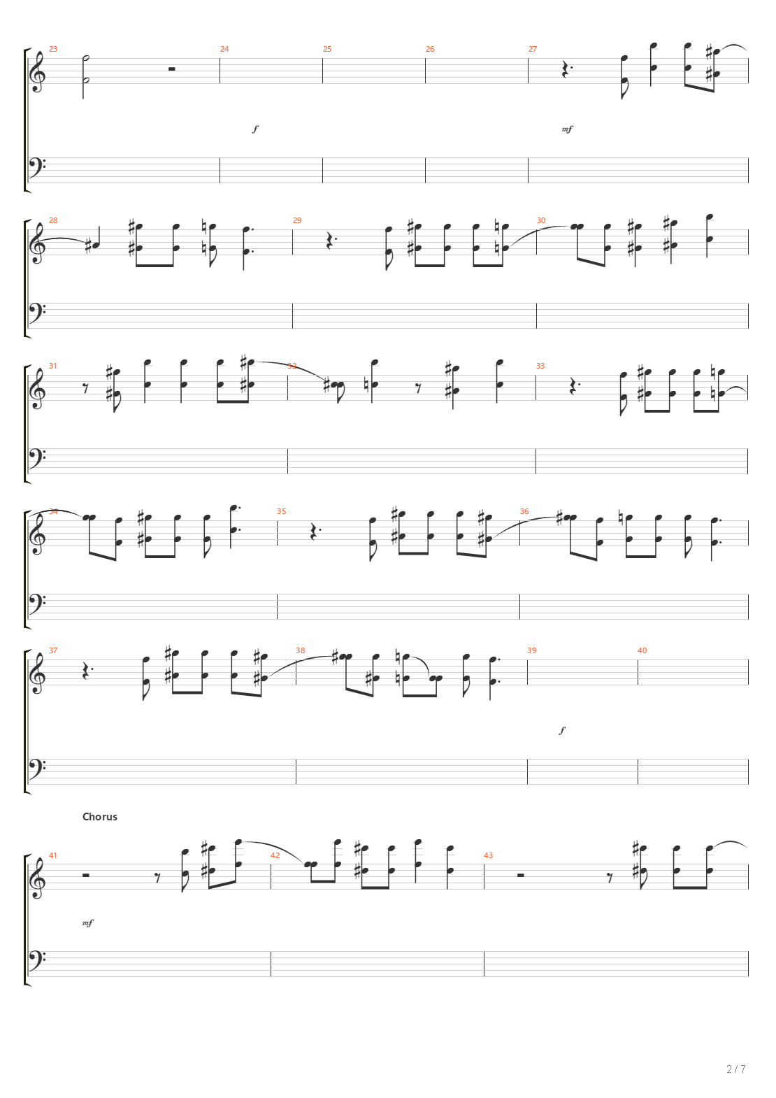 Encore Et Encore吉他谱