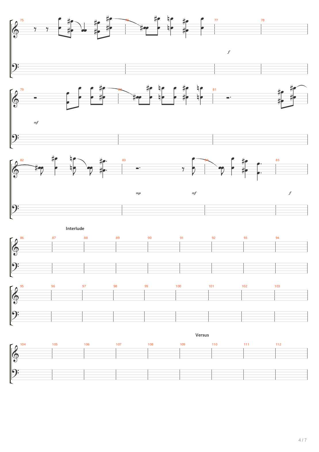 Encore Et Encore吉他谱