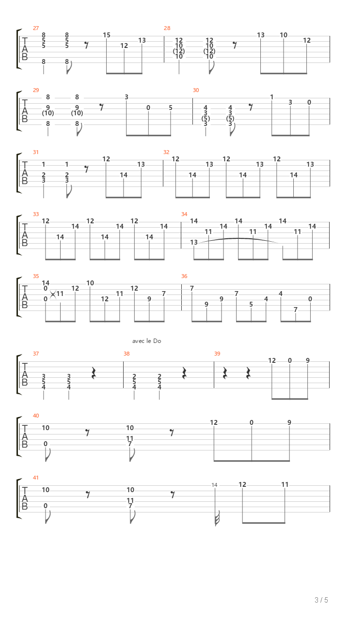 Scherzo吉他谱