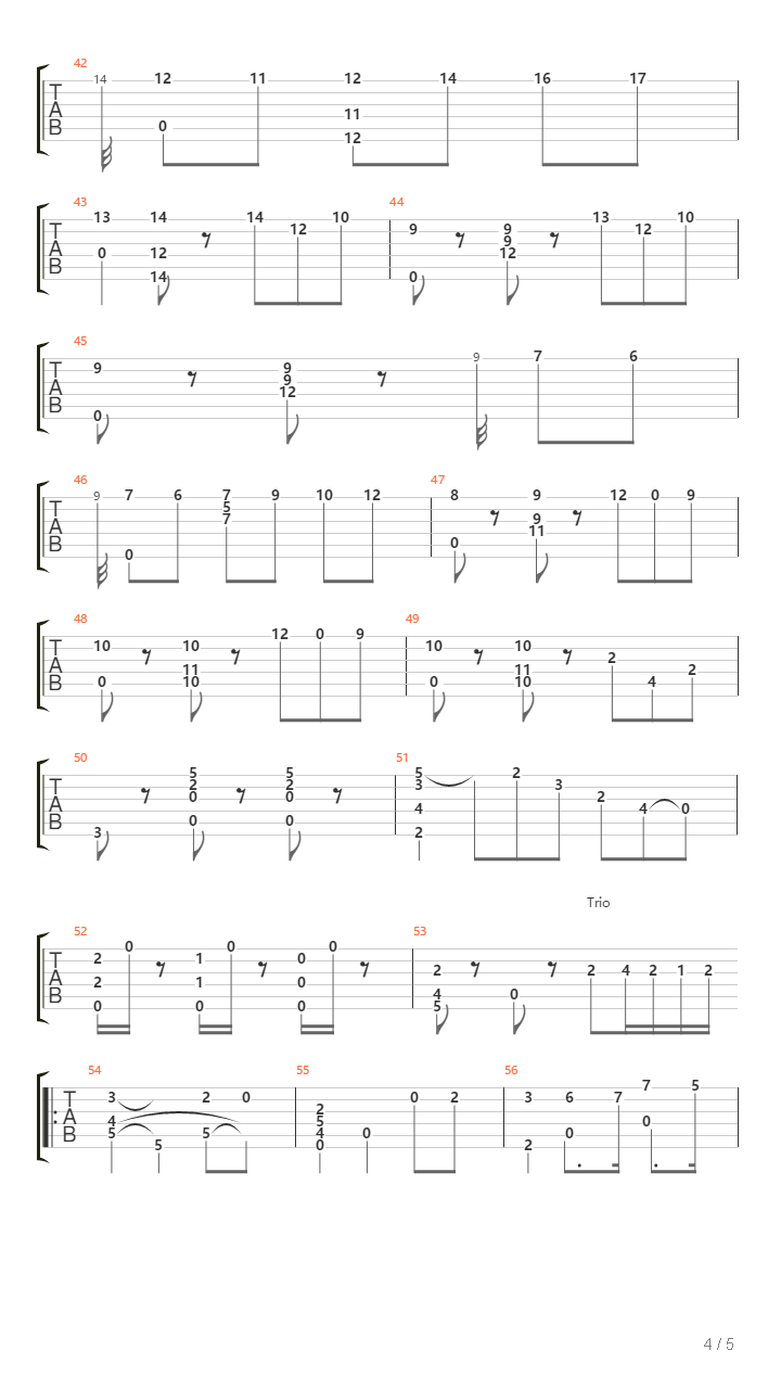 Scherzo吉他谱