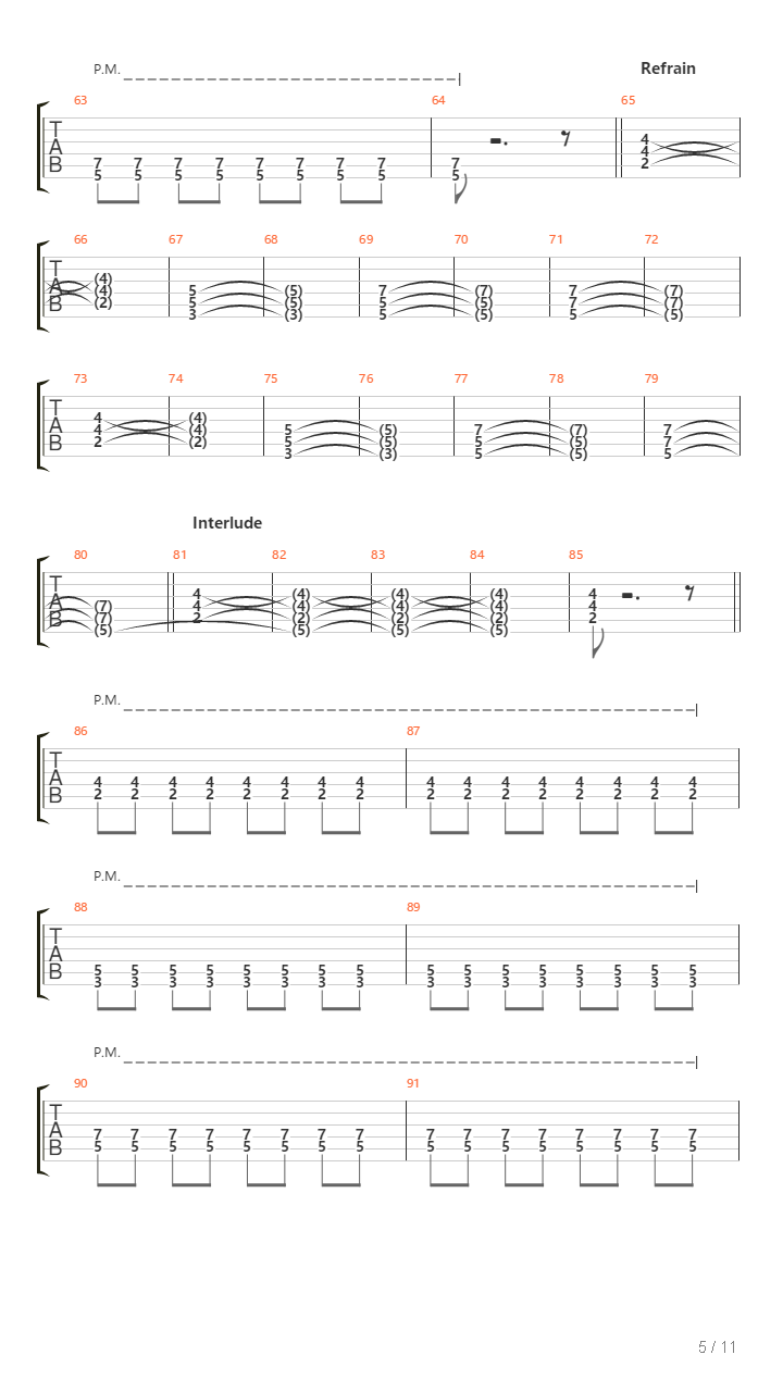 Das Feuer In Mir Das Feuer In Dir吉他谱