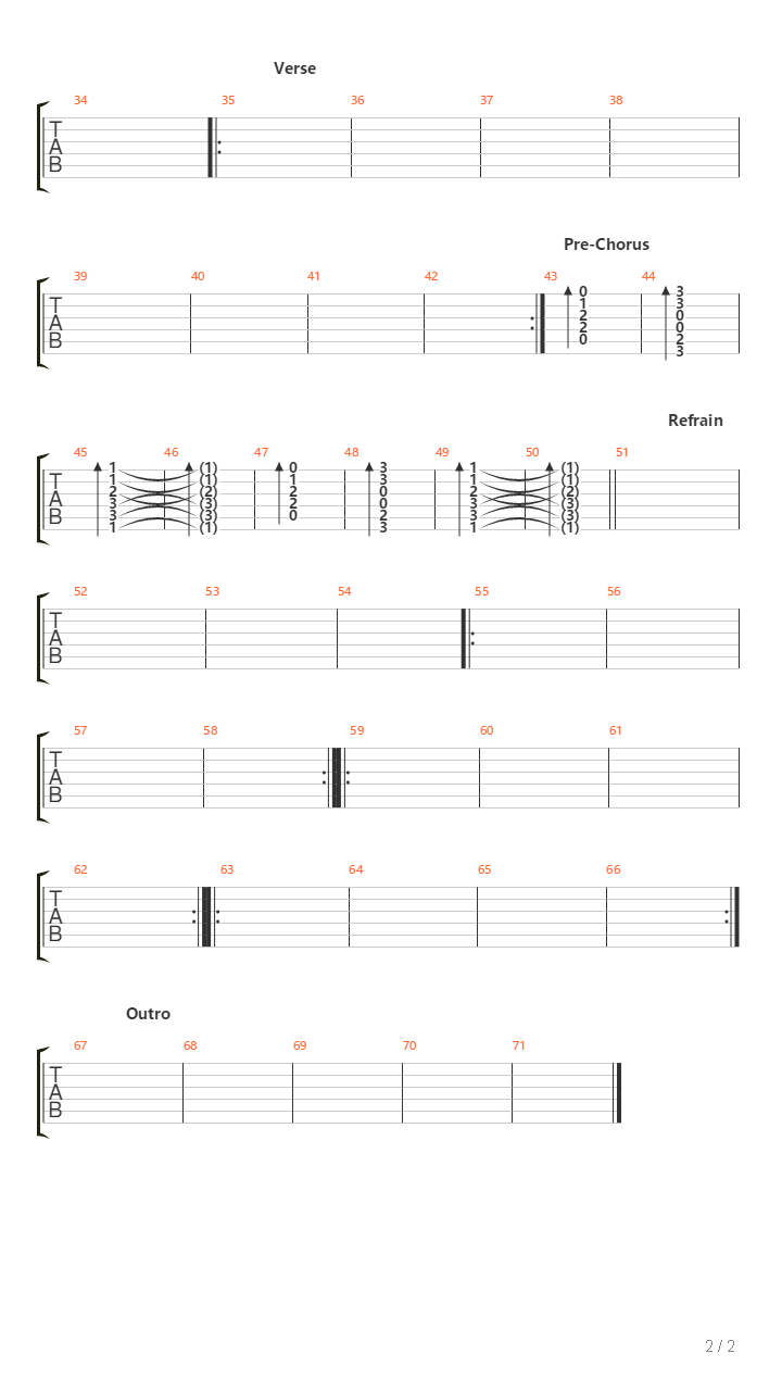 Schrei Auf Schrei Laut吉他谱