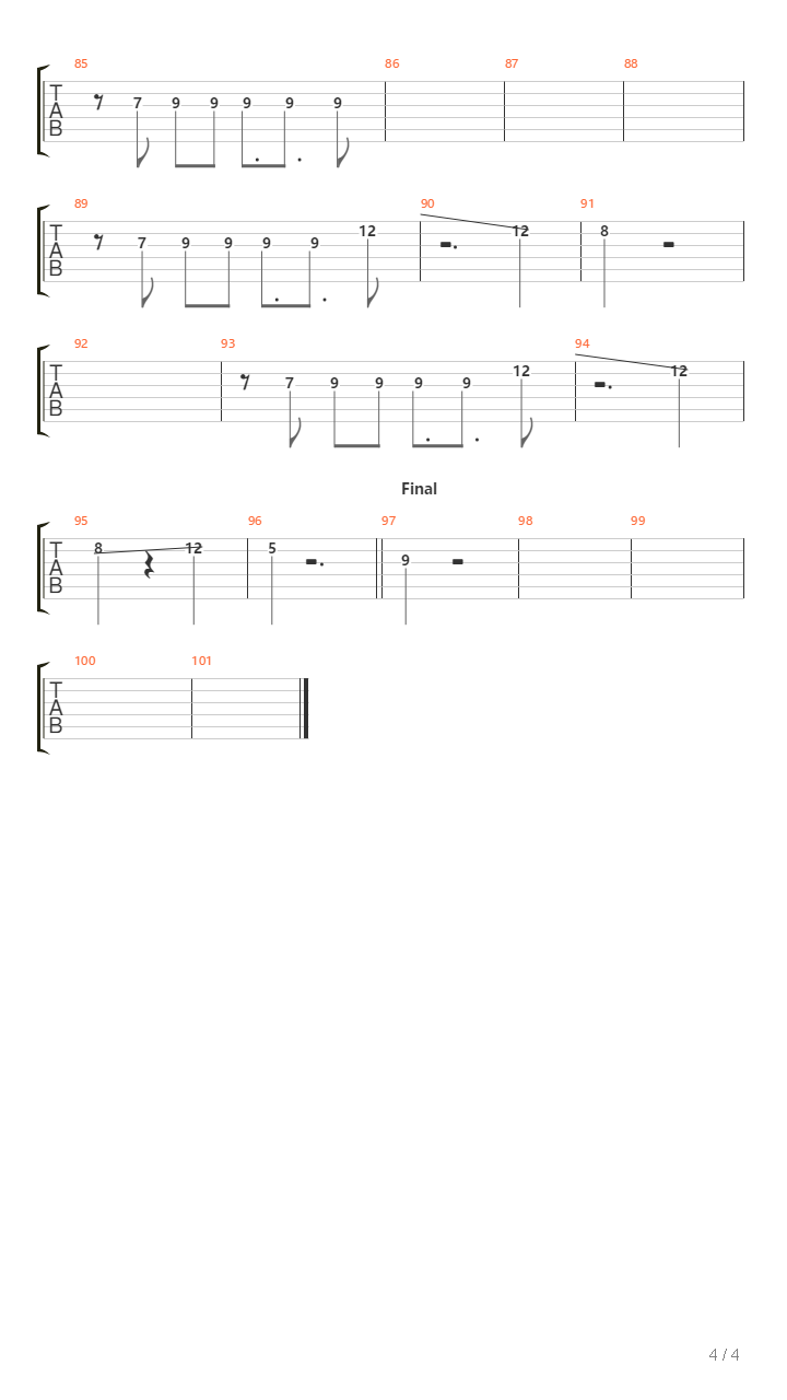 Florida吉他谱
