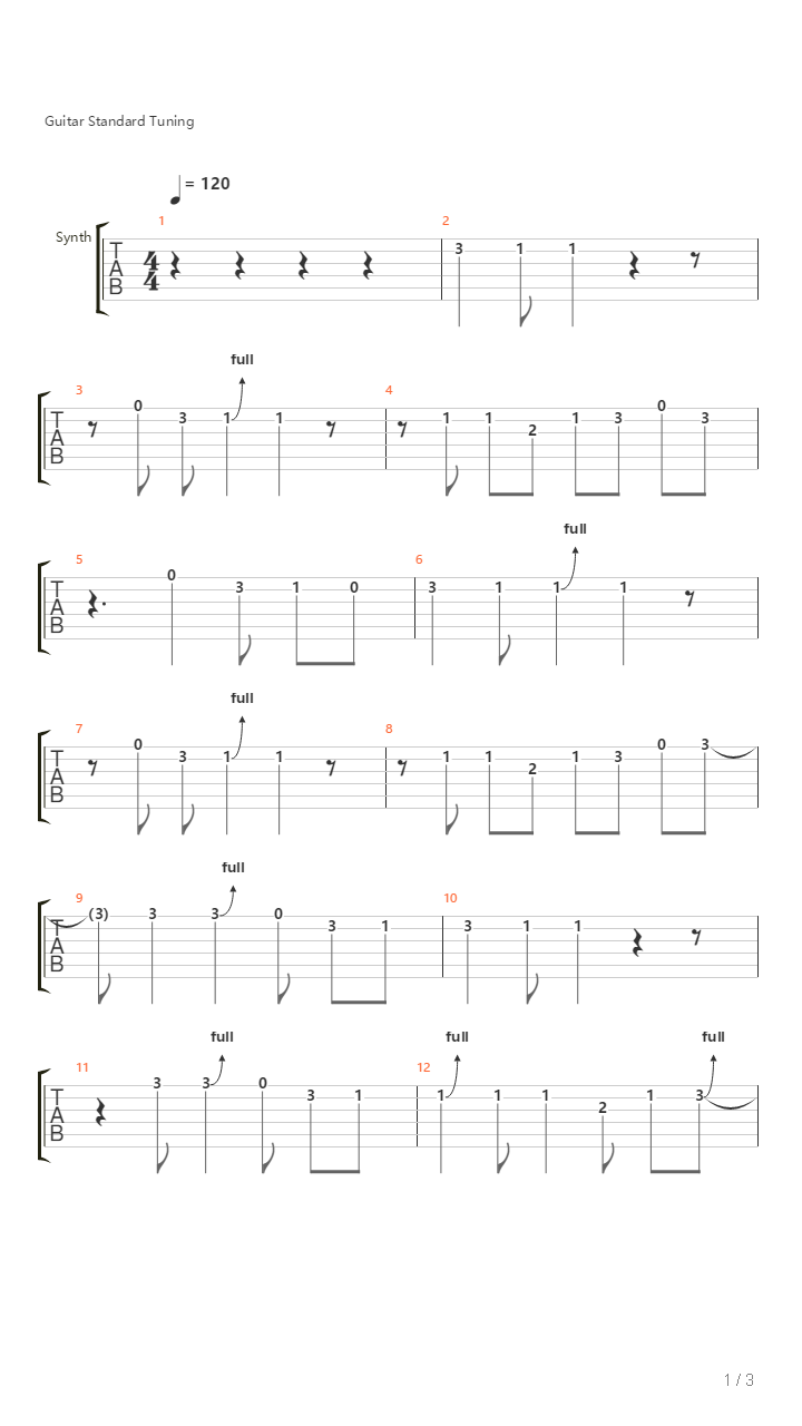 Giulia吉他谱