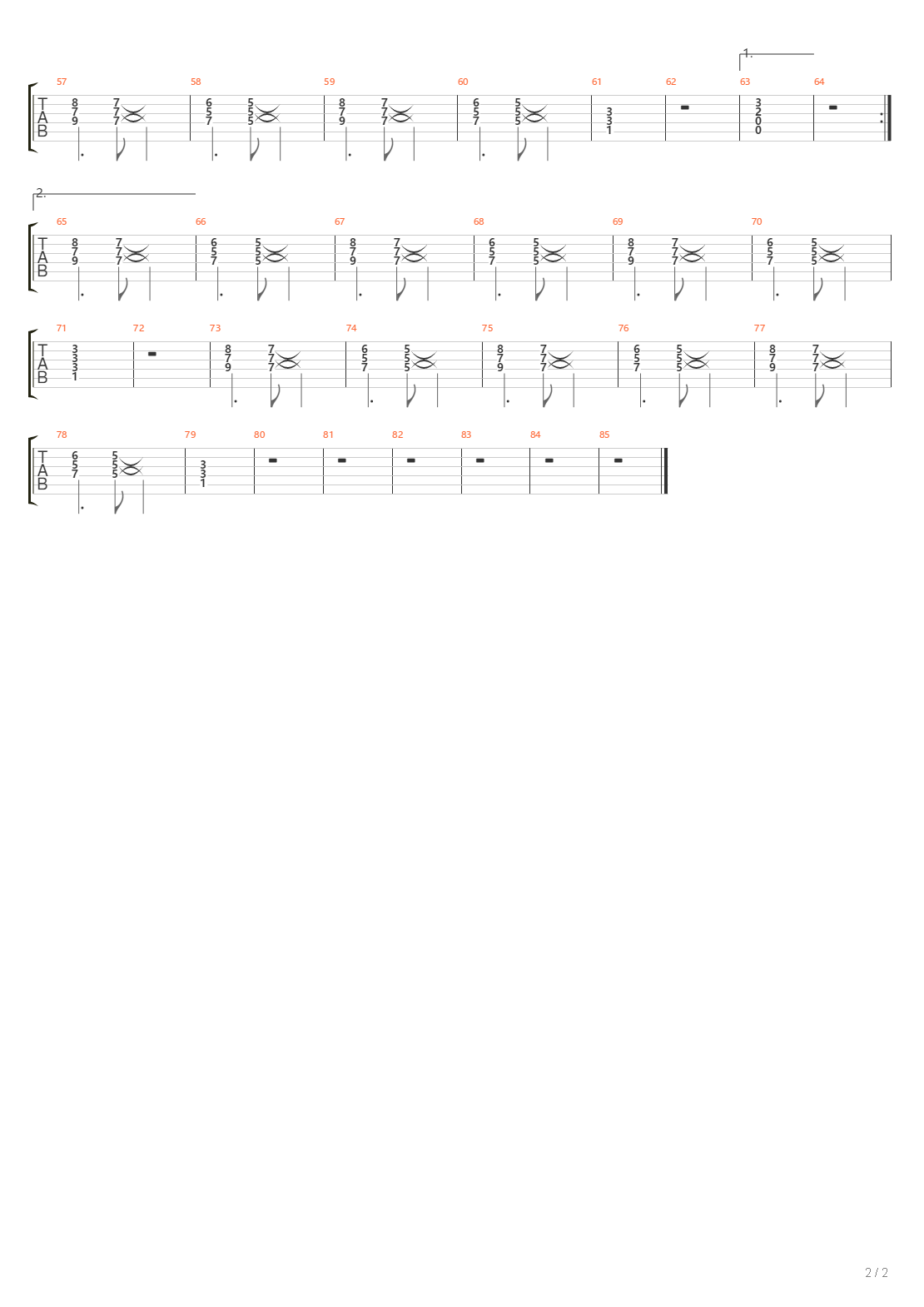 Dubler吉他谱