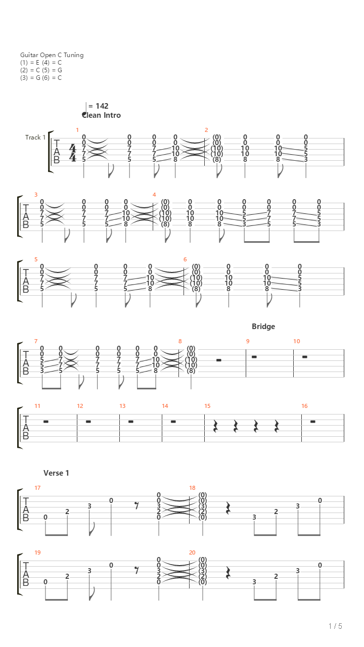 Legs吉他谱