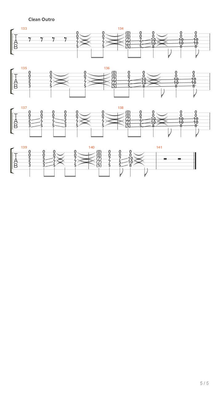 Legs吉他谱