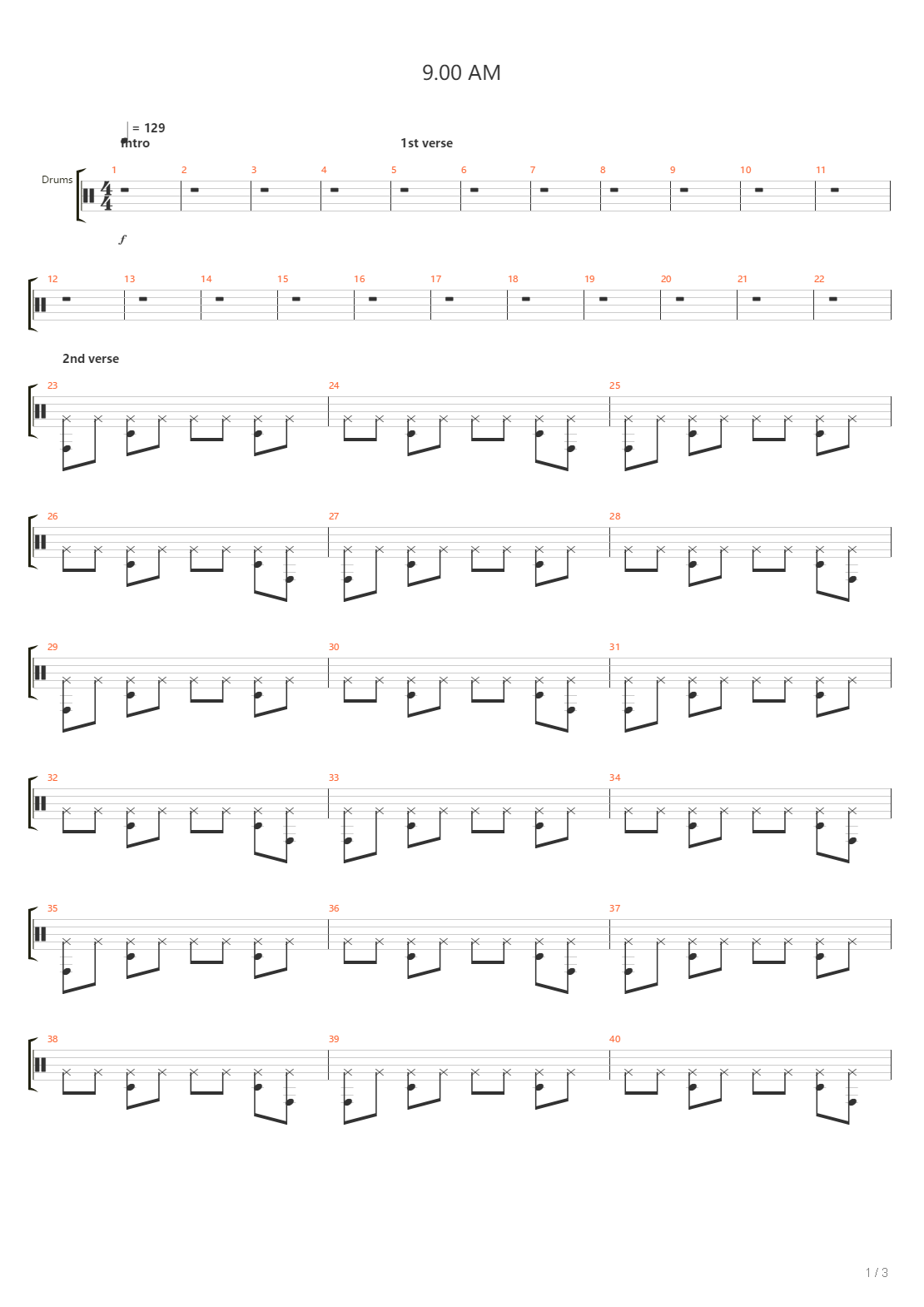 900 Am吉他谱