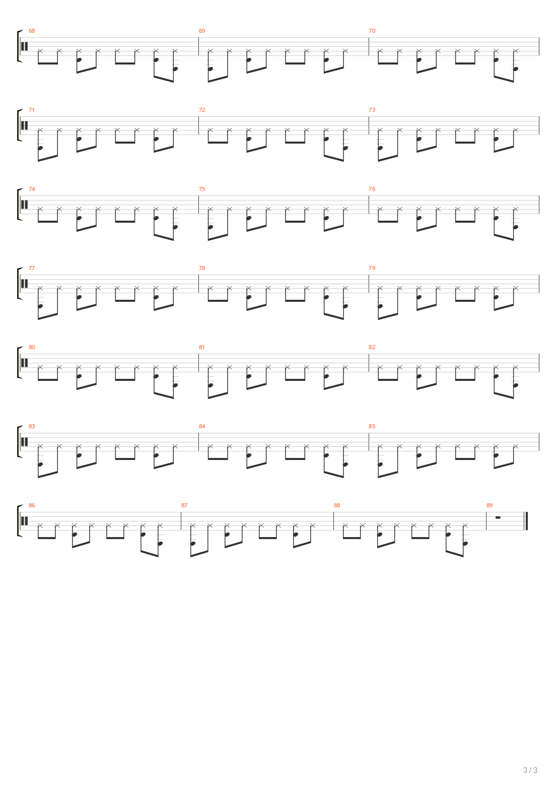 900 Am吉他谱