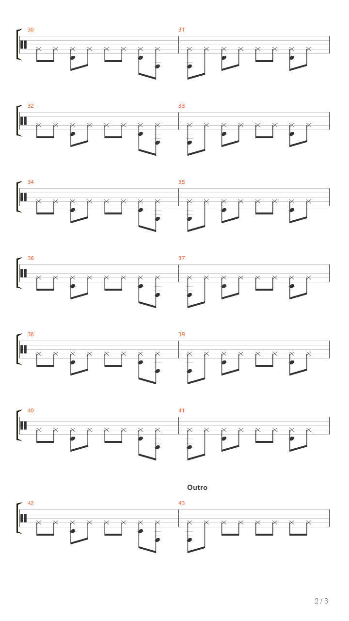 900 Am吉他谱