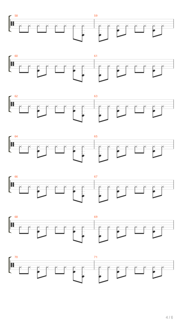 900 Am吉他谱