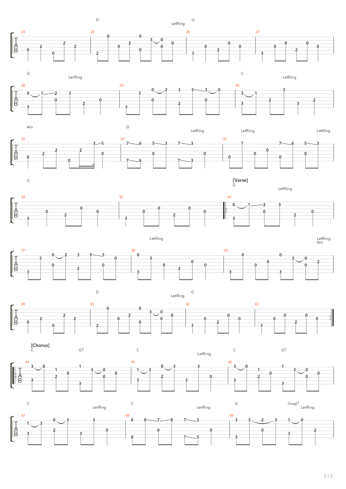 Chattanooga Choo Choo吉他谱