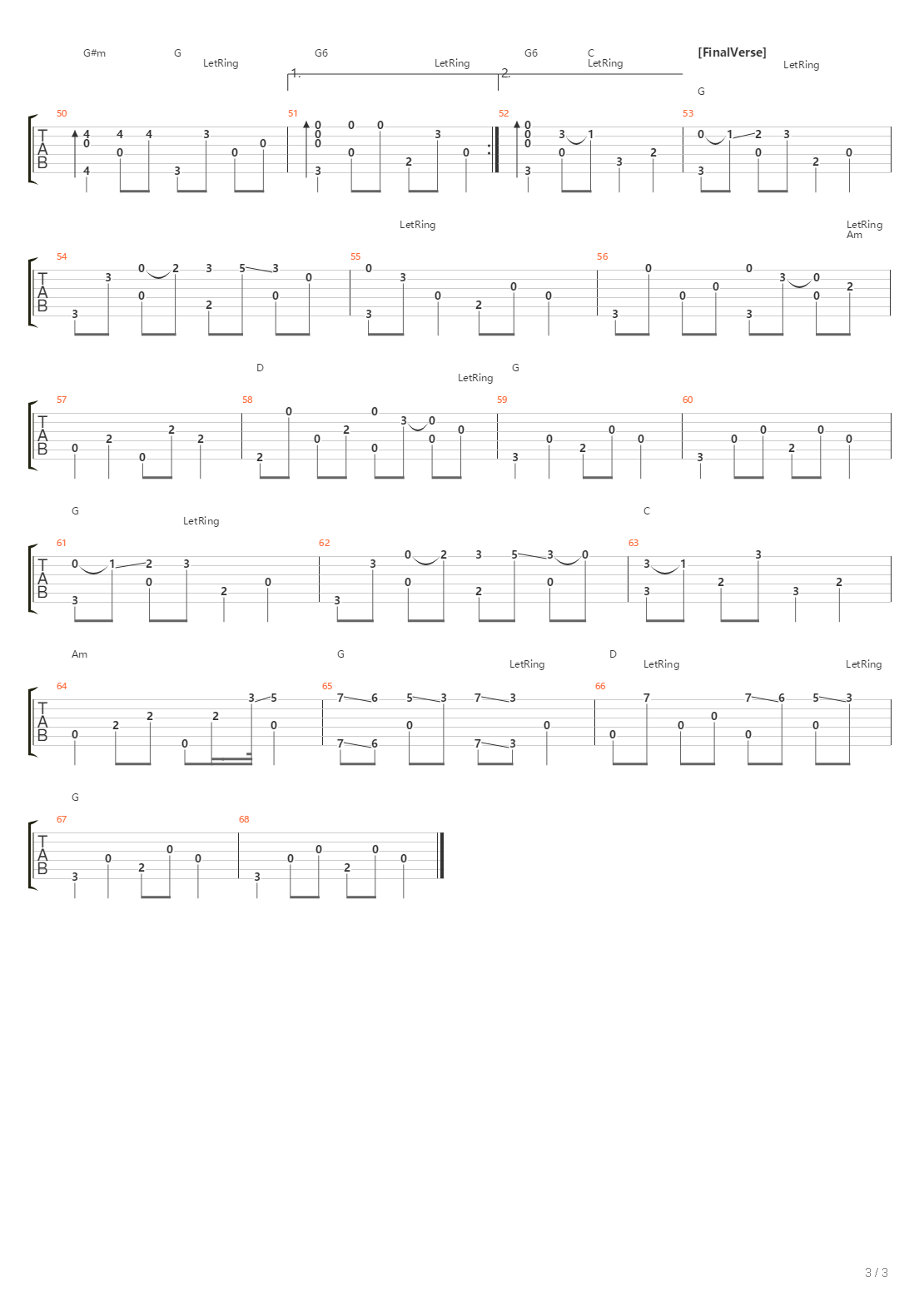 Chattanooga Choo Choo吉他谱