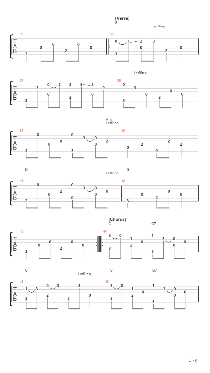 Chattanooga Choo Choo吉他谱