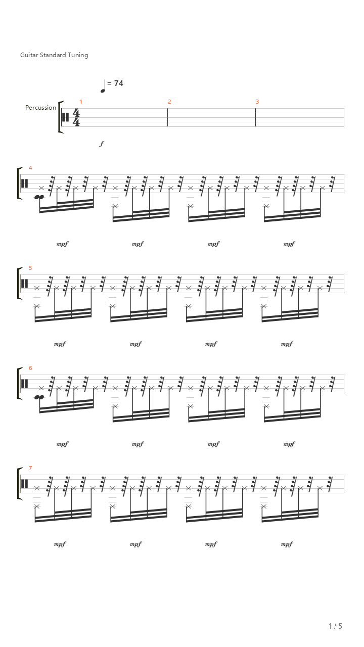 Gazel Au Fond De La Nuit吉他谱