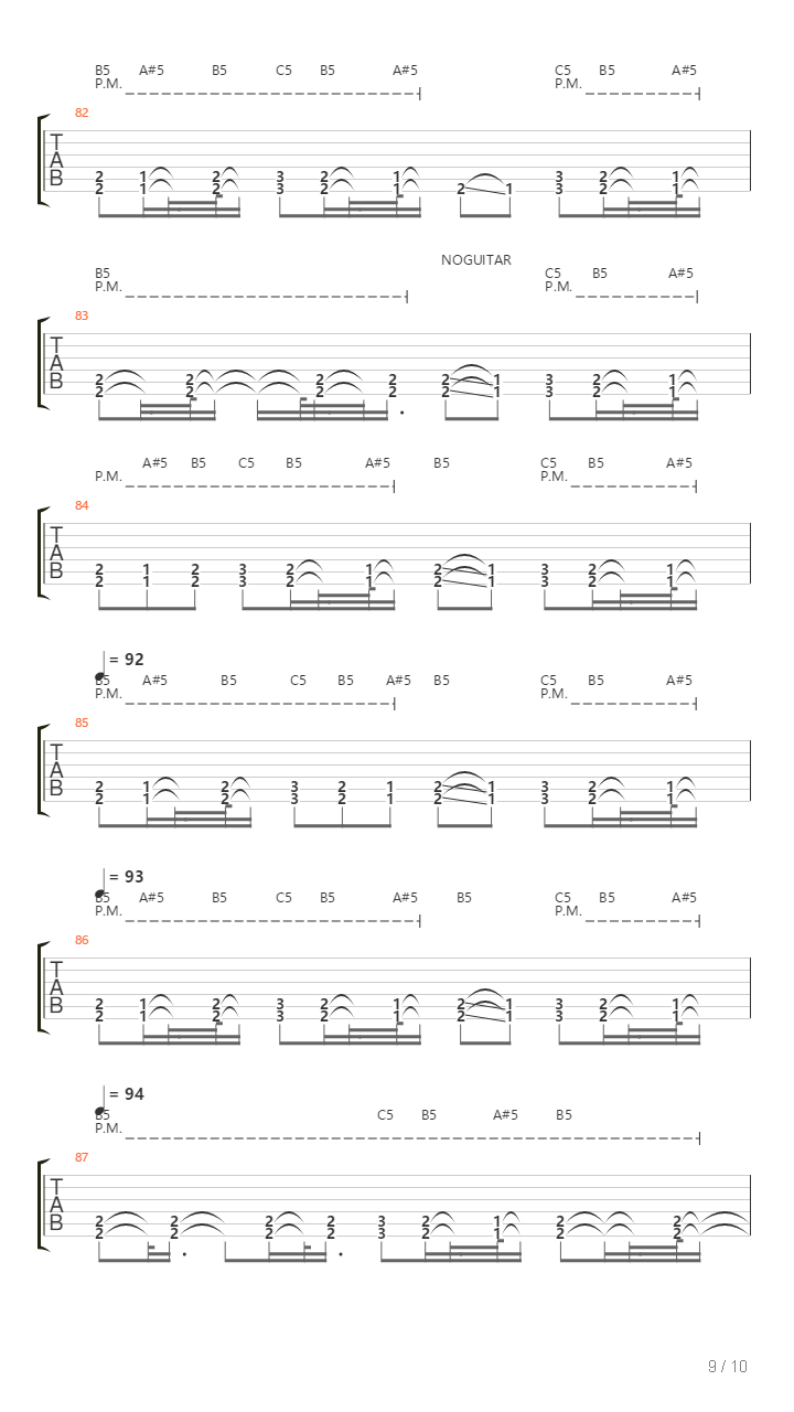 Inferno吉他谱