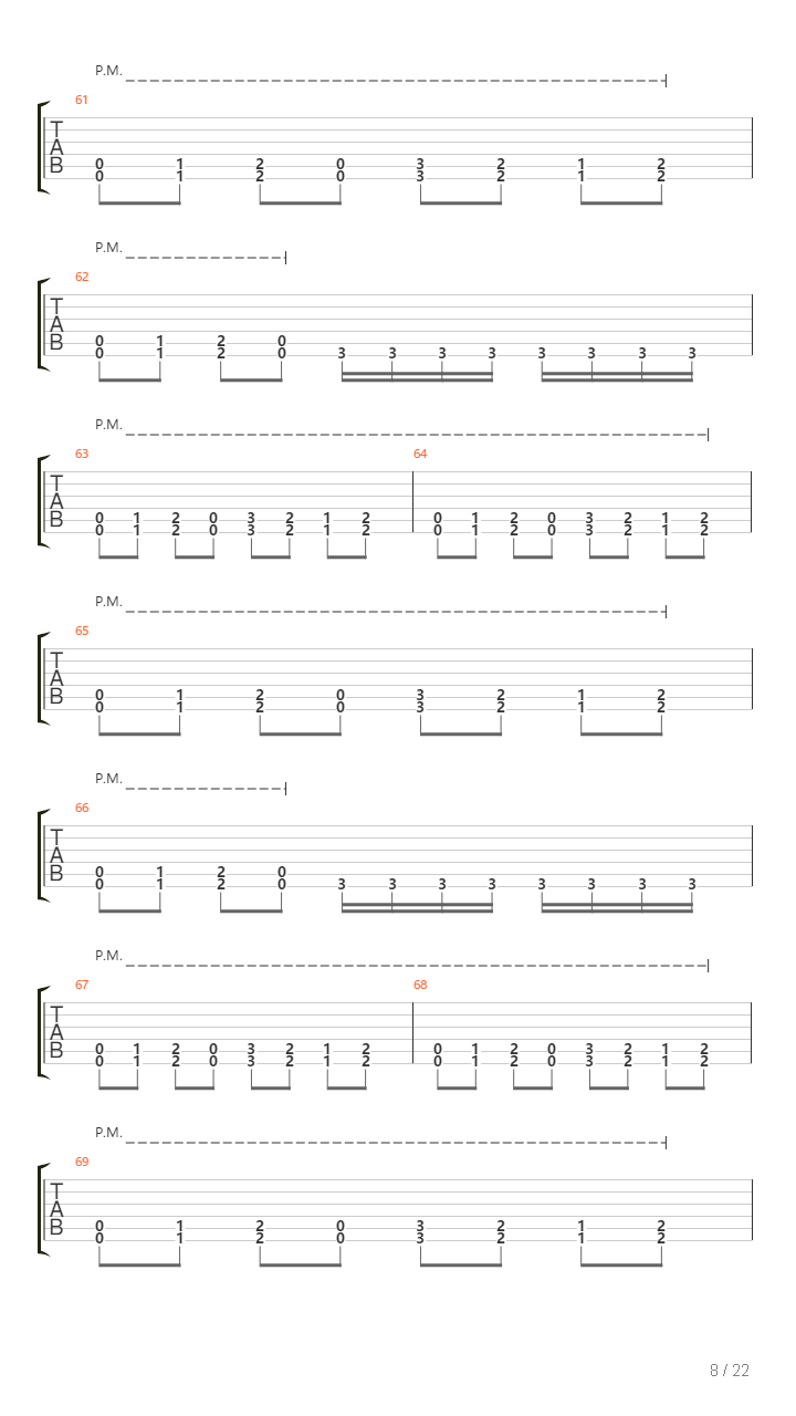 The Way Of All Flesh吉他谱