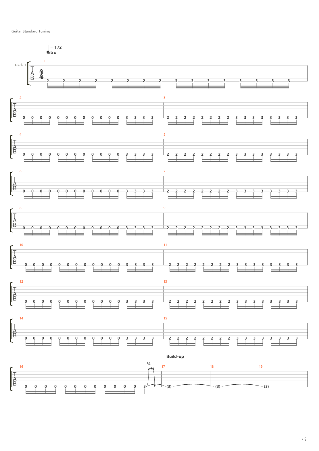 Destroyer吉他谱