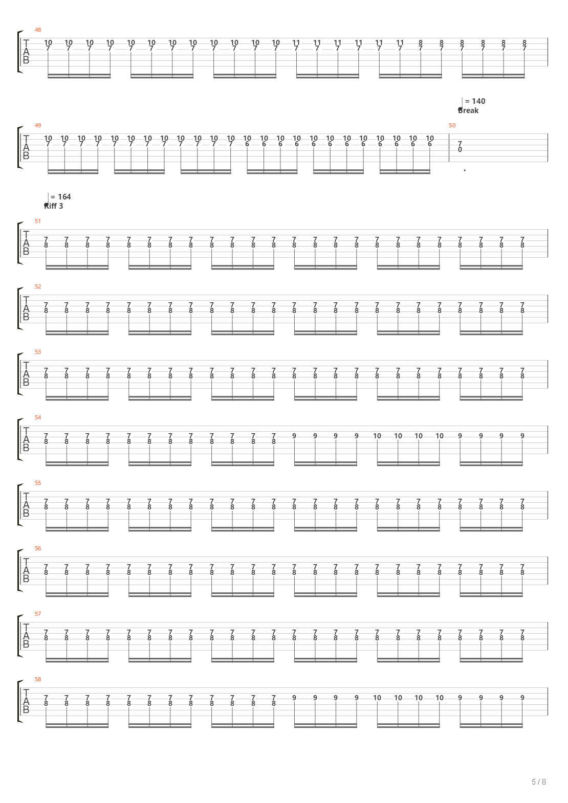 Funeral Procession吉他谱