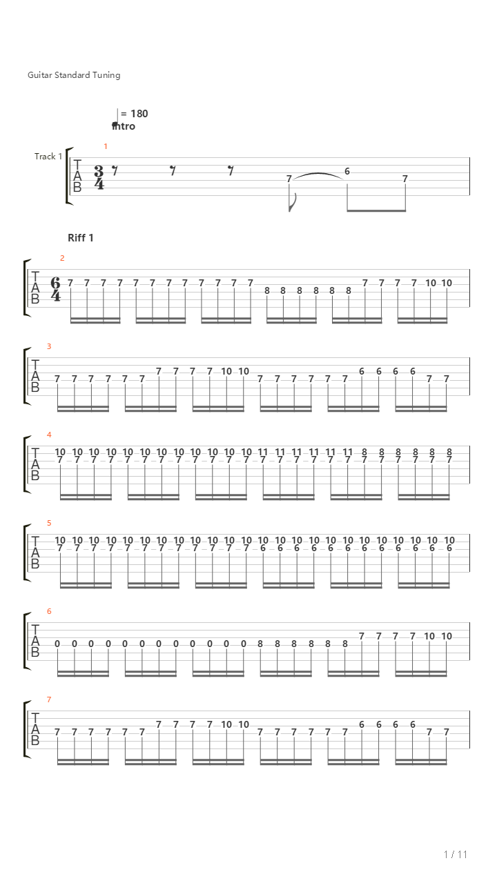 Funeral Procession吉他谱