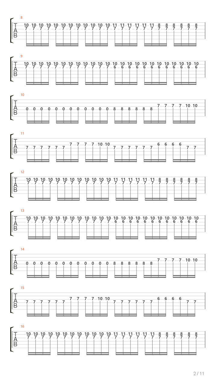 Funeral Procession吉他谱