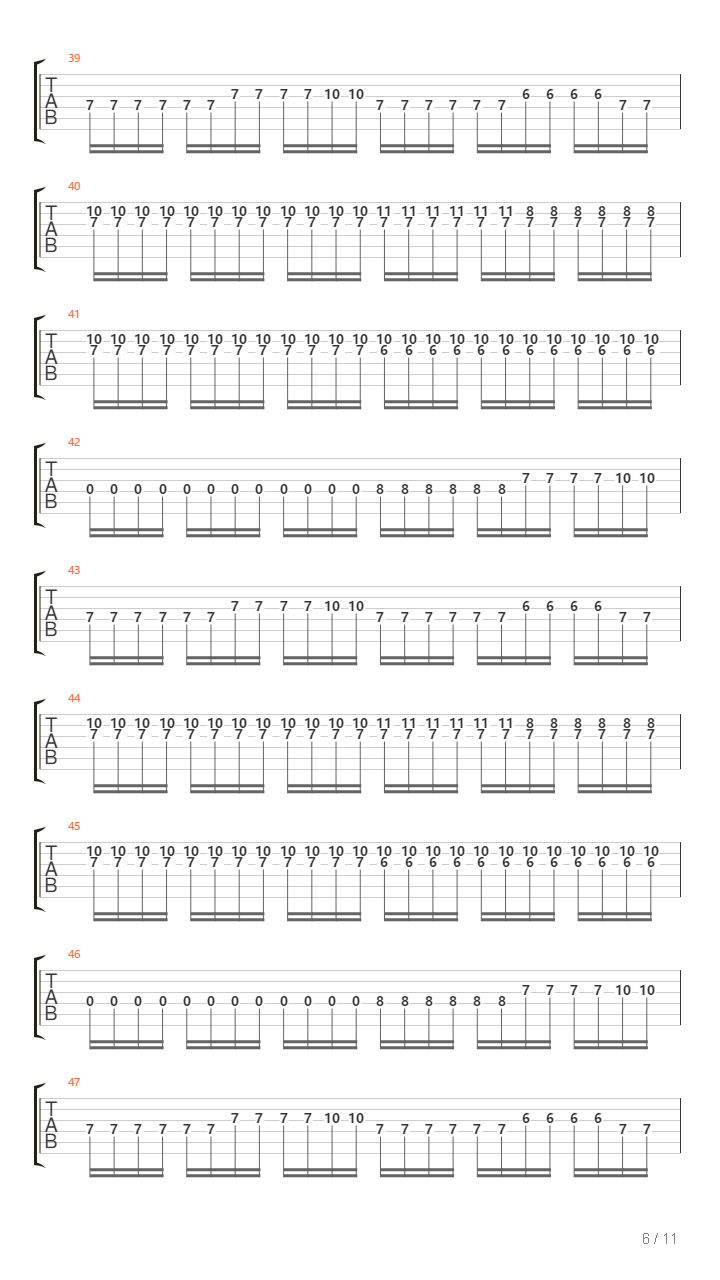 Funeral Procession吉他谱