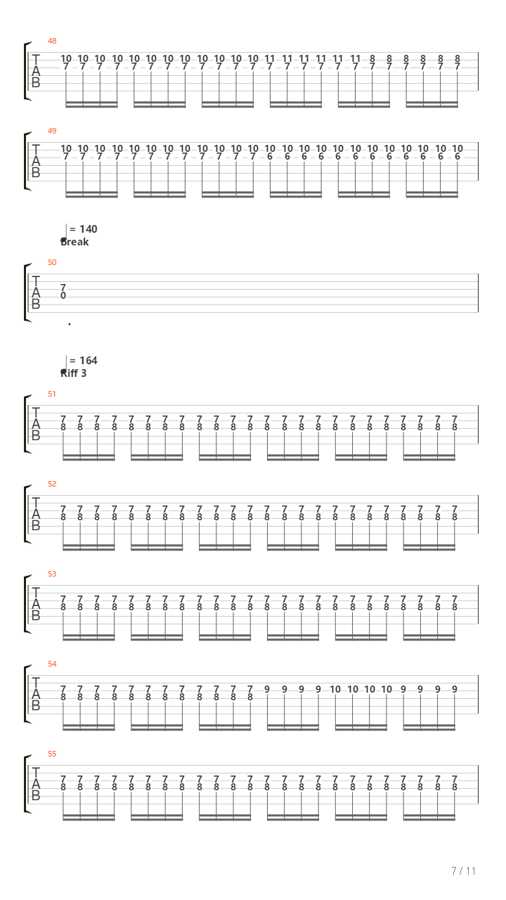 Funeral Procession吉他谱