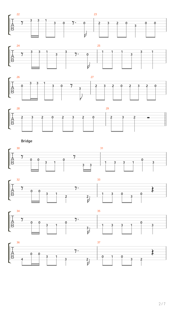 Pac-Man吉他谱