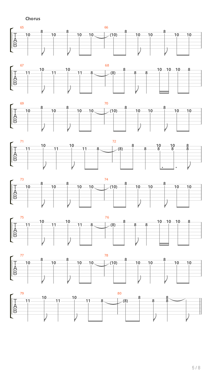 Le Slow吉他谱