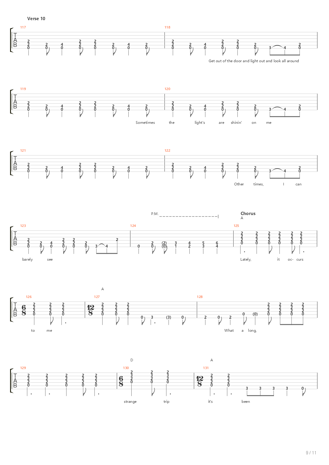 Truckin吉他谱