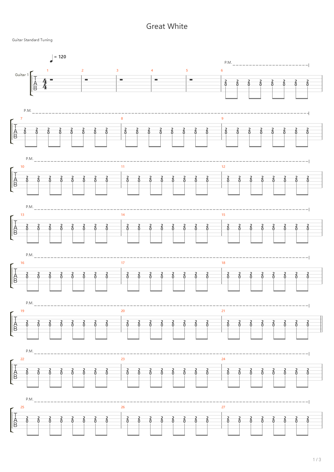 Higway Nights吉他谱