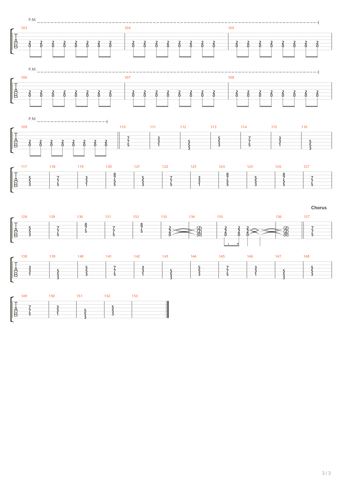 Higway Nights吉他谱