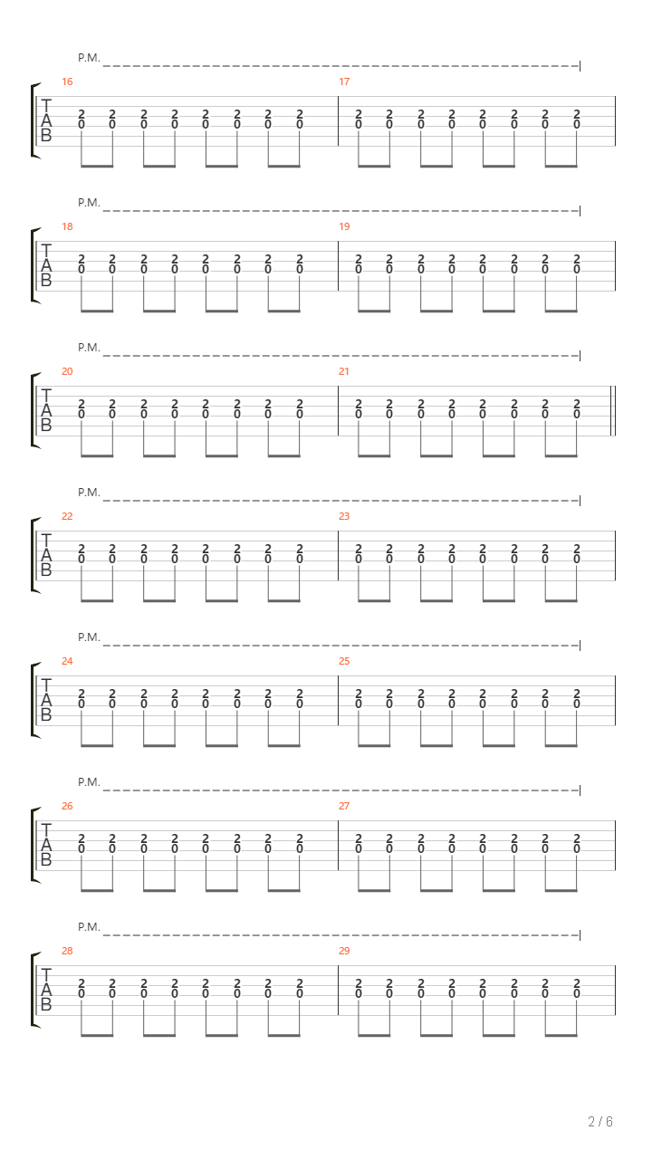 Higway Nights吉他谱