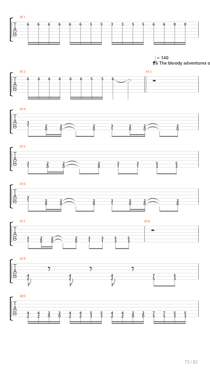Gronibard吉他谱