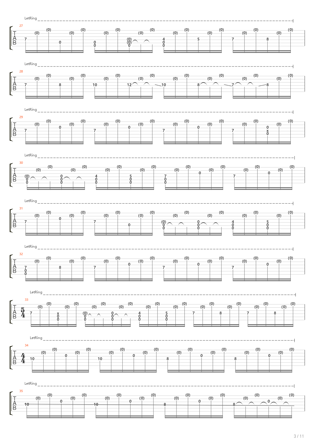 Eulogy For Dead French Composer吉他谱