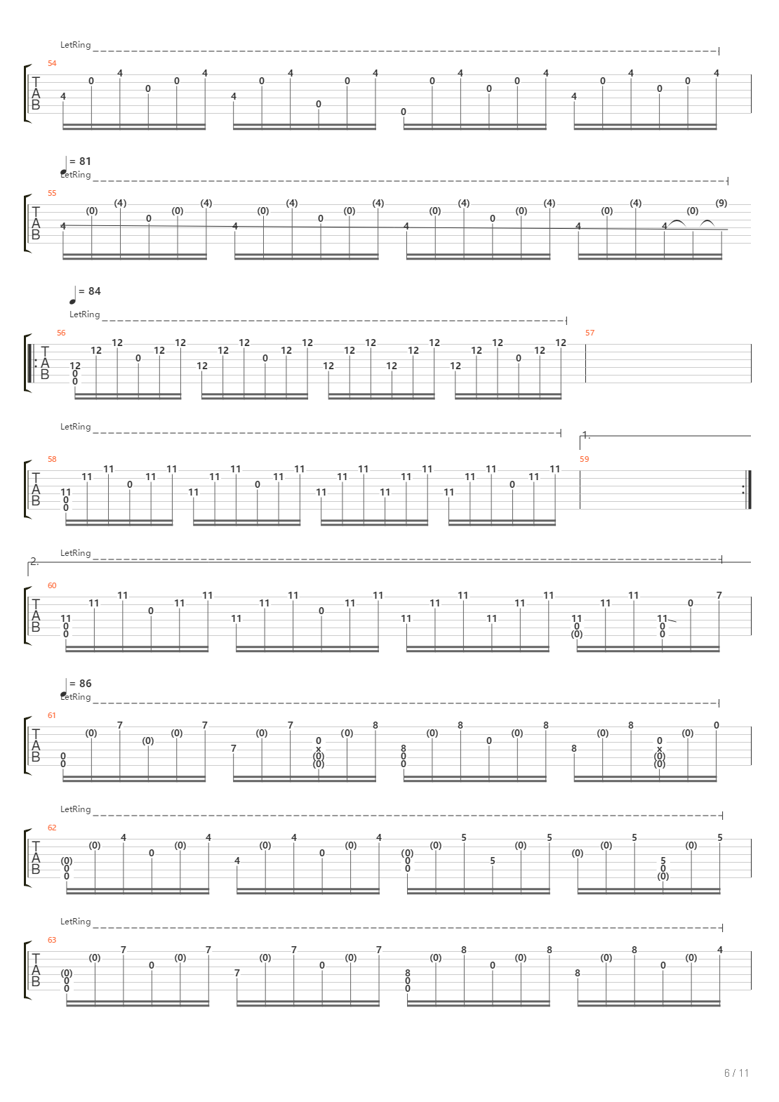 Eulogy For Dead French Composer吉他谱